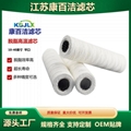 厂家批发10-40寸脱脂棉不锈钢线绕滤芯蜂房式缠绕滤芯工业滤芯