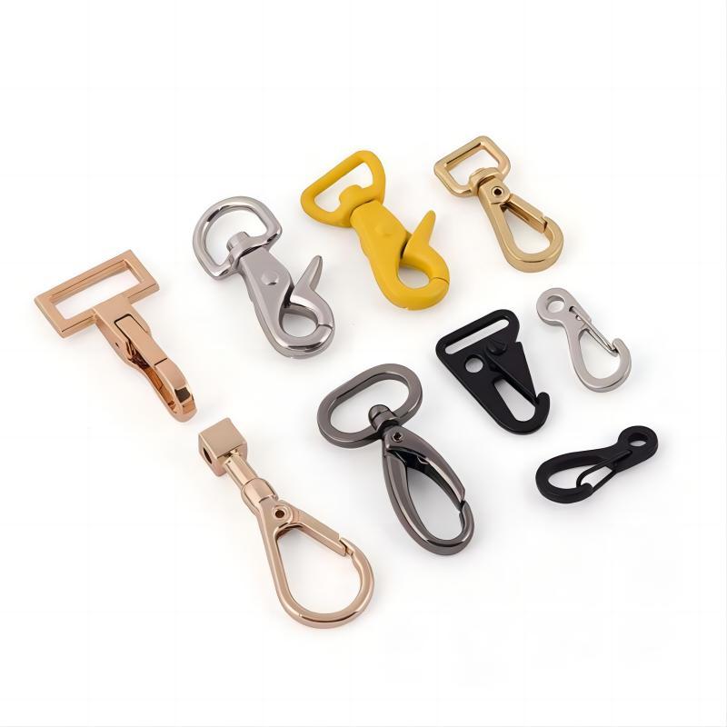 Keyring and Keychain set with Dog Hook and Dog Clip