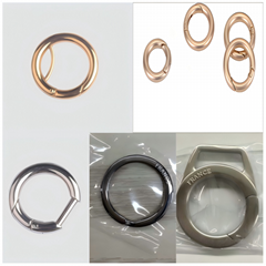 Spring Ring,Spring O-Ring,Spring Hook,Cord Stopper for Bags and Garment