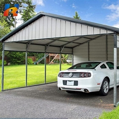Cheap Prefab Waterproof Carport Steel Structure Mobile Car Garage