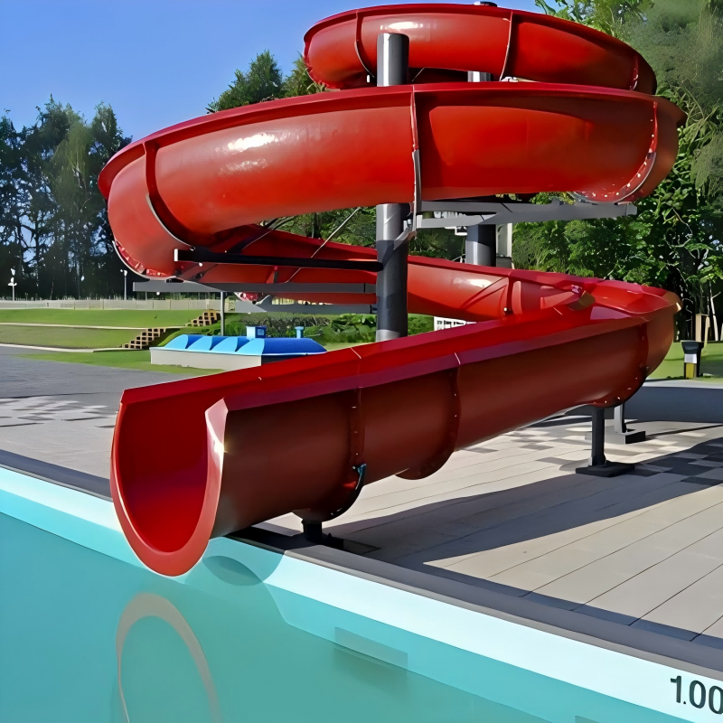 aqua slide water park kids swimming pool slide home water slide 4