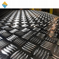 Anti-Skid Aluminium Sheet with Five Bar Aluminum Alloy Plate Embossed Five Bar A