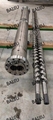 Parallel twin screw barrel for PVC pipe