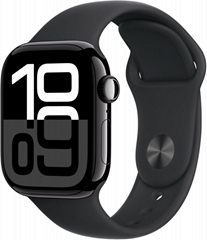 Apple Watch Series 10 [GPS + Cellular 46mm case] Smartwatch with Jet Black Alumi