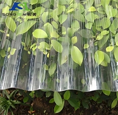 Transparent PC Corrugated Sheet