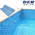 Excellent performance Waterproof PVC Coated Swimming Tarpaulin Pool Liner