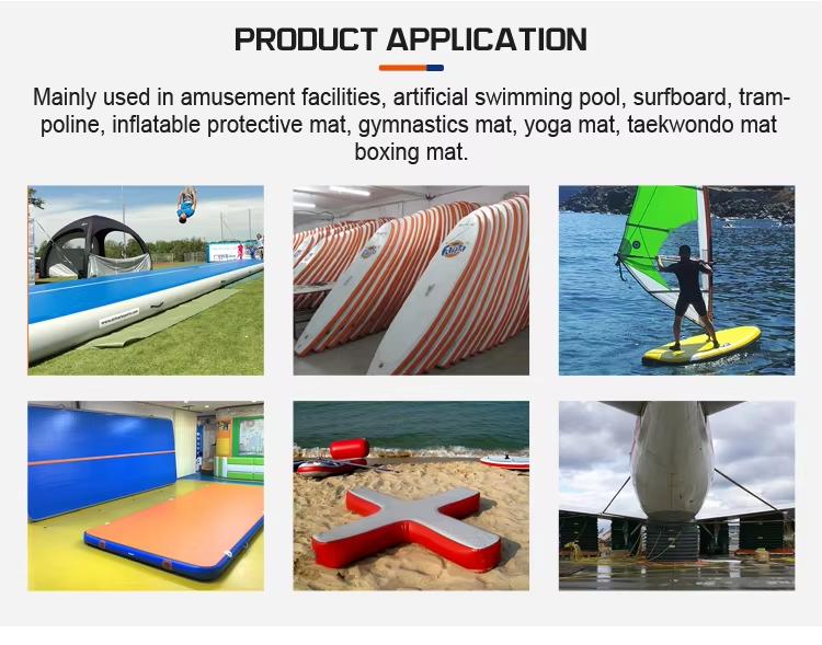 1000D PVC Eco-Friendly Drop Stitch fabric for inflatable material 4