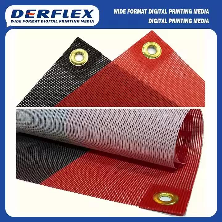 PVC Mesh Fabric Banner Material for Advertising Printing 4