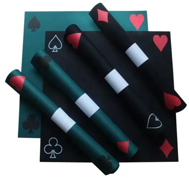 Halloween & Christmas Mahjong Mat – 32x32 Inch Non-Slip Game Mat With Rules, Noise Reducing Table Cover For Poker, Dominoes