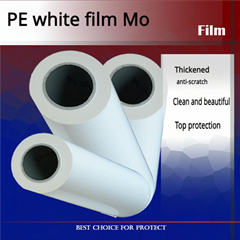 Opal PE protective film Aluminum alloy profile doors and Windows stainless steel