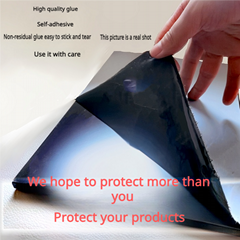 PE self-adhesive lacquer integrated board black and white water sand protective 