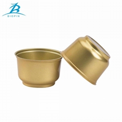 BIOPIIN Food Grade Empty Aluminum Two-Piece Can Oval Can Bowl Aluminum Bowl for 