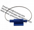 Adjustable Length  Custom Safety Metal Tension Cable Seal  supplier  5