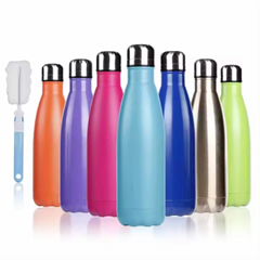 CHINA SELECTION Bpa Free Custom Double Wall Cola Shaped Drinking Vacuum Insulate