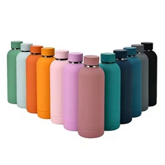 350/500/750ml Keep Hot and Cold Double Wall Stainless Steel Water Bottle Thermos