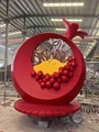 Custom Iron Sculpture Installation Design, Processing and Manufacturing 3