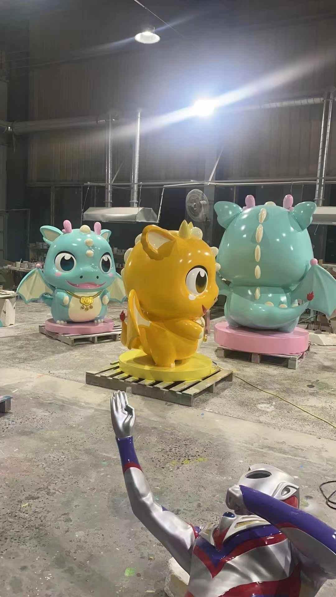 美陈道具装饰泡沫雕刻模型玻璃钢雕塑定制制造 5