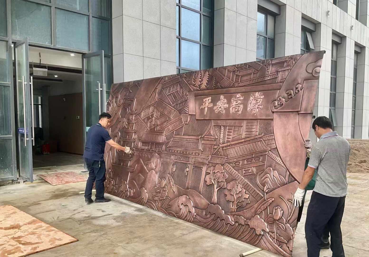 浮雕设计博物馆浮雕展厅浮雕装饰可来图定制制造 3