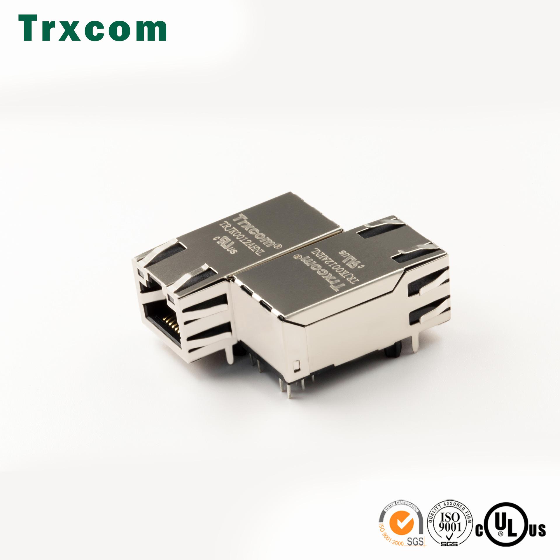泰瑞康原廠供應TRJK0012AHNL通訊網絡RJ45連接器 單口濾波 器網口 3