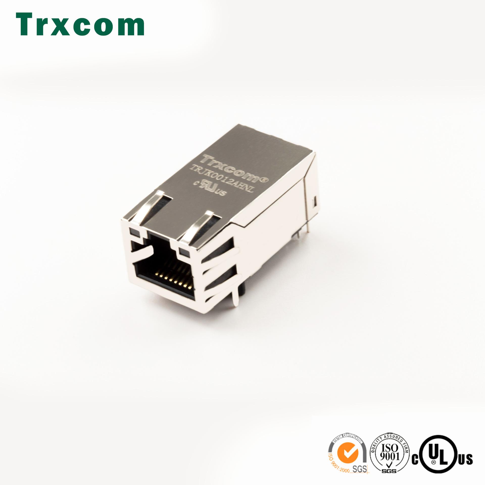 泰瑞康原廠供應TRJK0012AHNL通訊網絡RJ45連接器 單口濾波 器網口 4