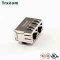 原廠RJ45 1*2接口TRC88056ANL網絡濾波器網口rj4 5網口變壓器端口 2