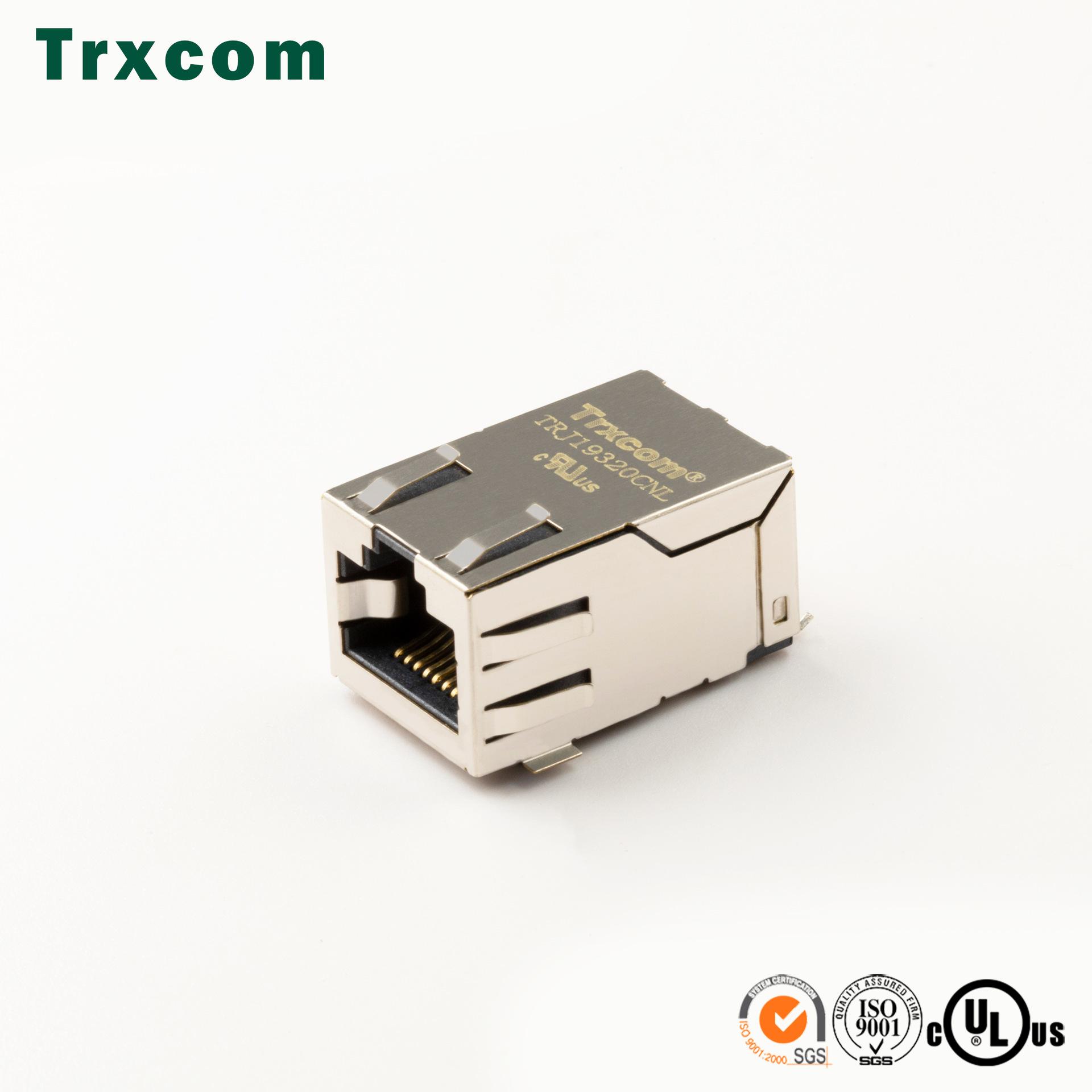 trxcom原裝芯片RJ45模塊可兼容替代Molex TE UDE rj45網絡接口