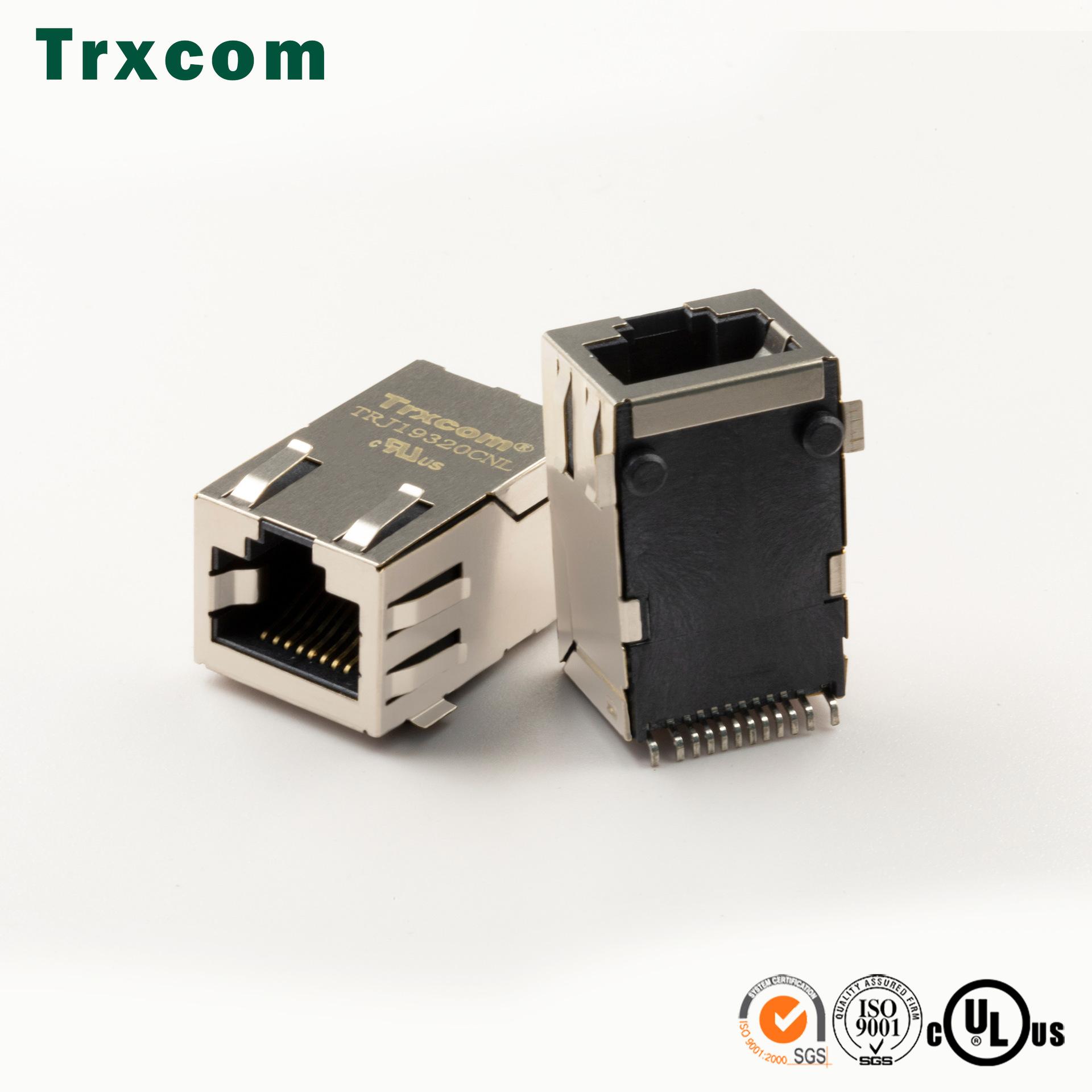 trxcom原裝芯片RJ45模塊可兼容替代Molex TE UDE rj45網絡接口 2