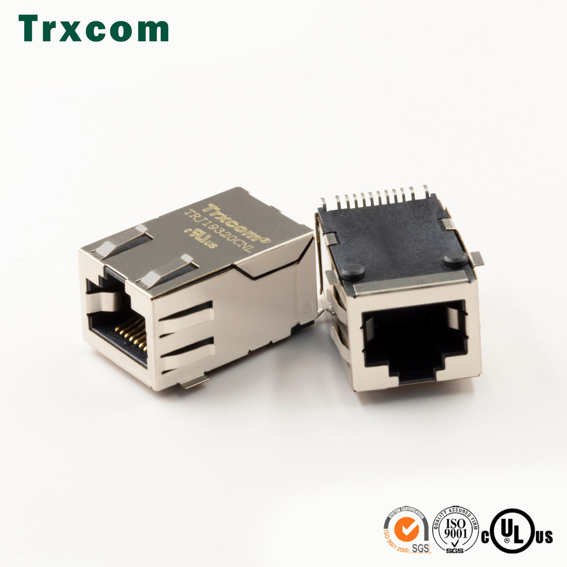 trxcom原裝芯片RJ45模塊可兼容替代Molex TE UDE rj45網絡接口 3