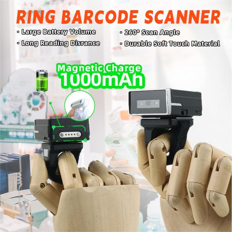 XT3001BER Ring Finger Barcode Scanner Wearable Fit For Warehouse