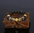 Feng Shui Pixiu Bracelet - Black Obsidian For Wealth