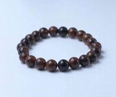 Flame Red Tiger's Eye Bracelet - Courage