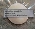 High-purity silver coating target material, silver alloy tube, wire, particles