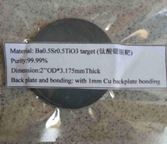 sputtering strontium barium titanate target materialbarium titanate target 