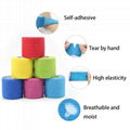 Medical cohesive bandage elastic self adhesive tape non-woven bandage breathable