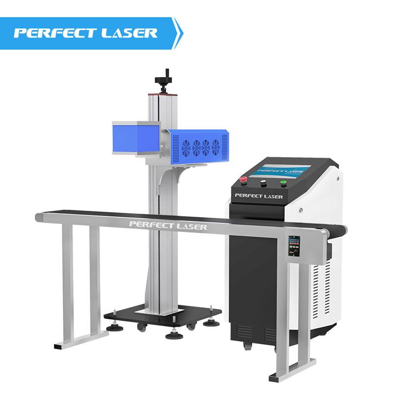 Online Flying CO2 data Laser Marking Printing Machine