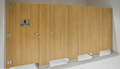 Solid Grade Laminate HPL Board Toilet Partition Door 2