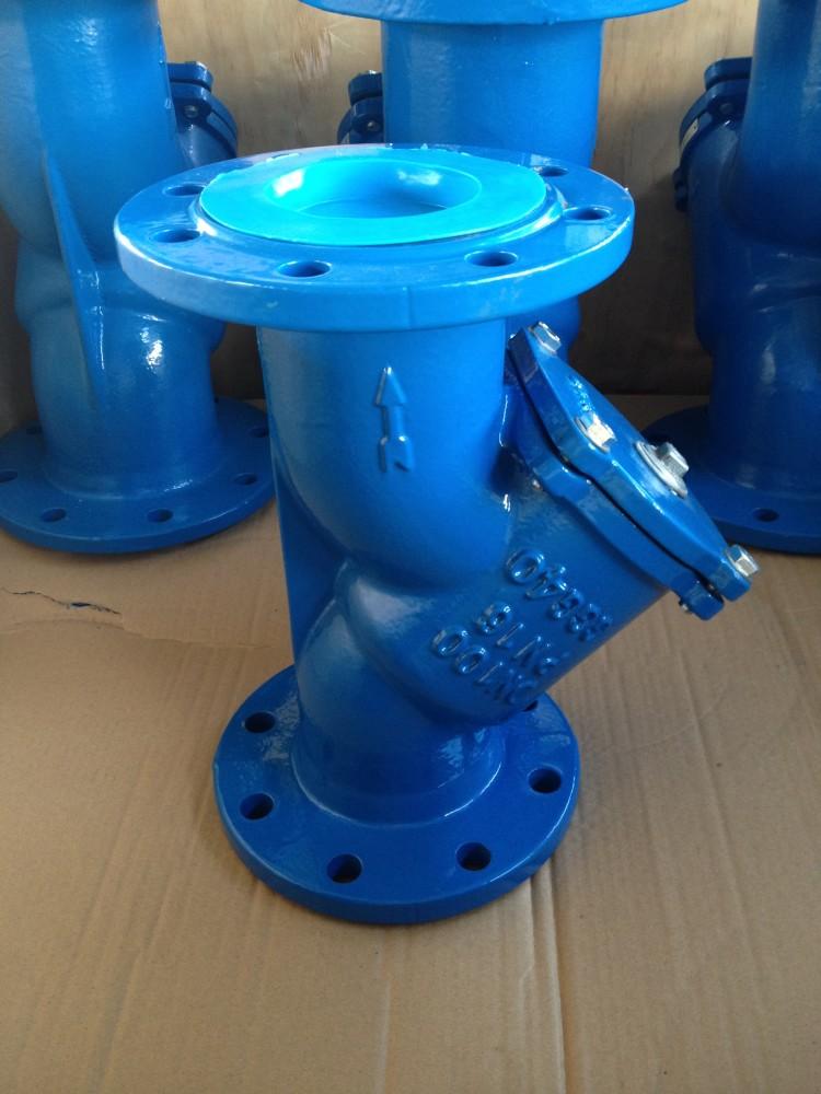 DIN Cast iron Y strainer flanged ends 5