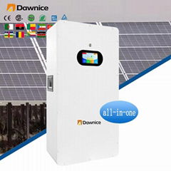 Dawnice 10kWh Wall Mounted Home Solar Lithium Battery