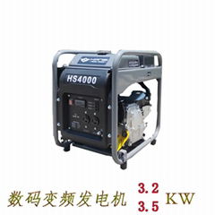 4KW gasoline variable frequency silent generator