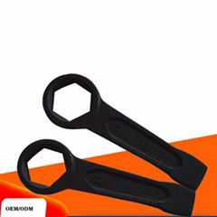 carbon steel heavyduty slogging ring spanner