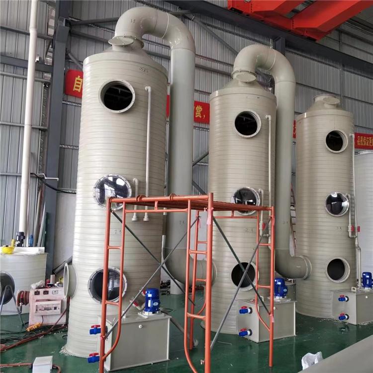 武漢廠家供應20噸除臭成套設備酸霧噴淋塔 廢氣處理淨化噴淋塔 2