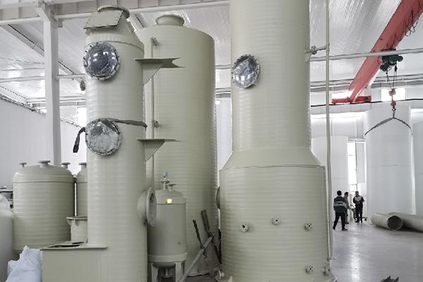 武汉厂家供应20吨除臭成套设备酸雾喷淋塔 废气处理净化喷淋塔 3