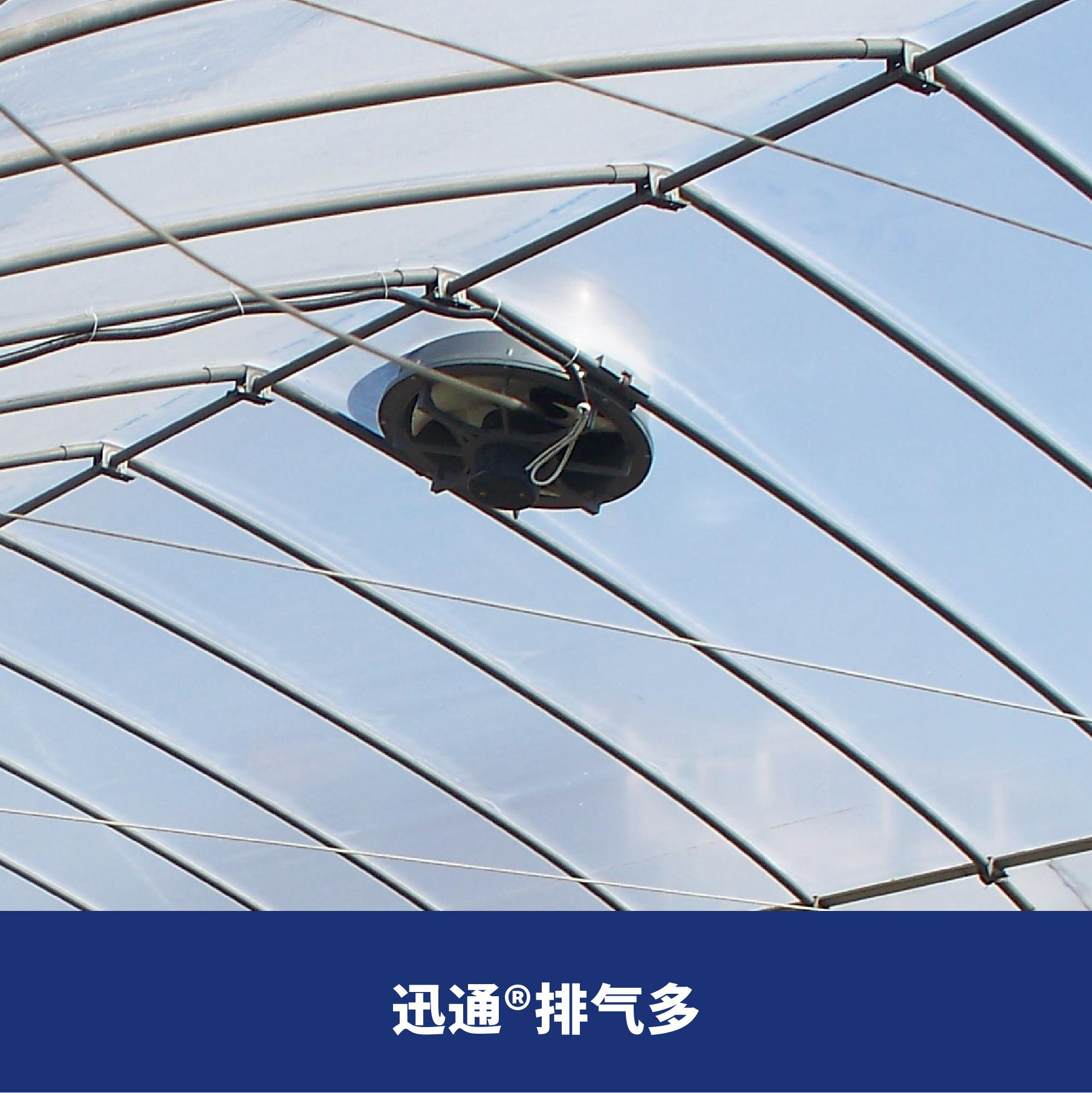 迅通排气多温室顶部风机排风扇 除湿通风降温 北京丰隆 厂家直销 4