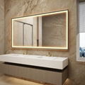 Bathroom framed mirror