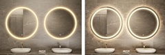 Round LED mirror