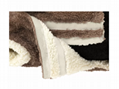 Teddy fleece dog coat with small  reindeer hood  5