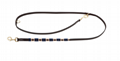 Set: Leather Dog Collar and Leash Polo Sports