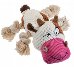 dog toy cuddly cow Zenzi