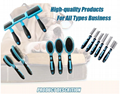 Upgraded Self Cleaning Dog Pet Grooming Slicker Brush For Dead Hair Remove