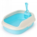 Fully Enclosed Litter Box with Door Pet Cat Toilet 8